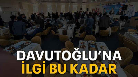 Davutoğlu’na ilgi bu kadar